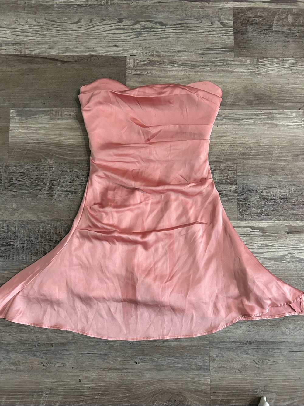 House of CB Jasmine Strapless Satin Corset Dress